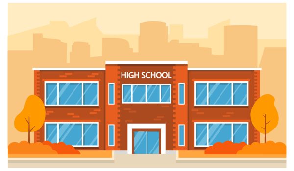 autumn-high-school-building-education-background-flat-illustration-vector